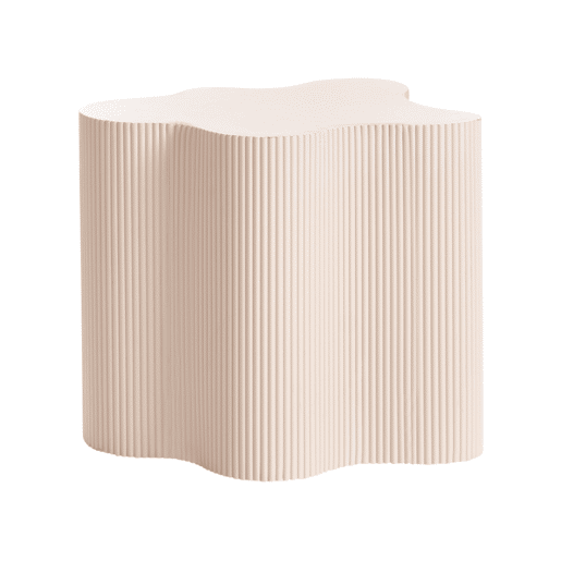 Mesa de apoio PERRY Branco creme Mesa de apoio PERRY Branco creme