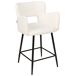 Beliani Silla de bar SANILAC Beliani Silla de bar SANILAC Crema