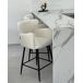 Beliani Silla de bar SANILAC Beliani Silla de bar SANILAC Crema