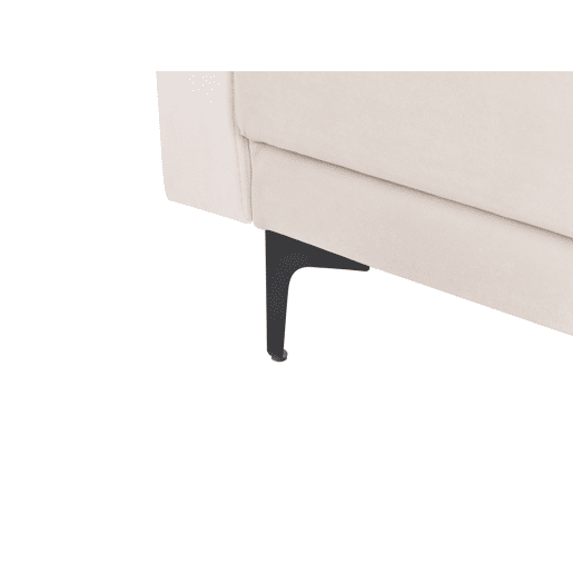 Sofá-cama modular em forma de U ABERDEEN Veludo Creme claro 5 lugares