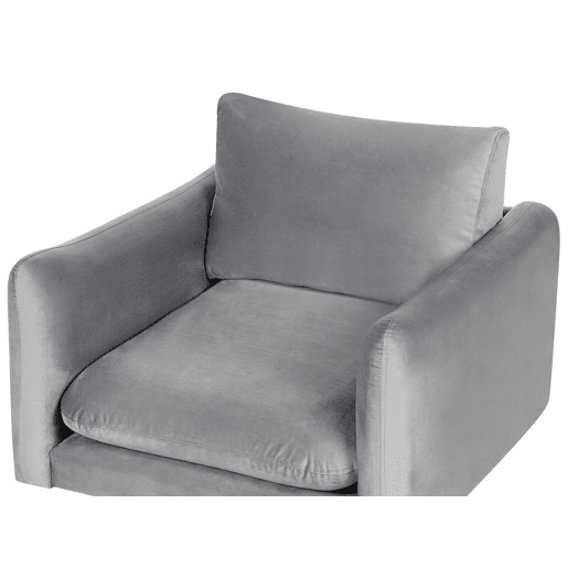 Conjunto de sala de estar VINTERBRO Veludo Cinzento 4 lugares