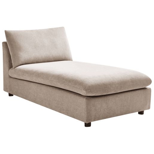 Beliani Chaise longue Poliéster VIZILLE