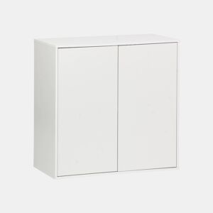Módulo de armazenamento de 2 portas, 70cm, Kompo, Branco, 70x35x70 cm