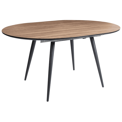 Mesa de jantar extensível SENIAC Castanho 110150 cm 112 cm