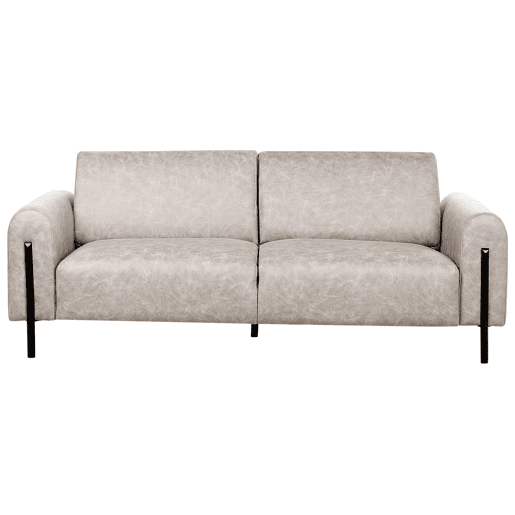 Conjunto de sala de estar ASKIM Tecido Cinzento claro 4 lugares