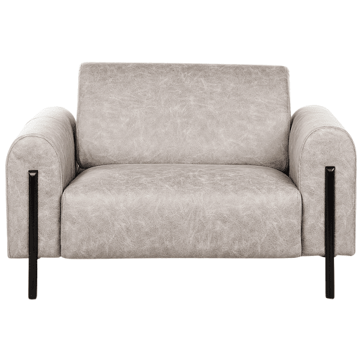 Conjunto de sala de estar ASKIM Tecido Cinzento claro 4 lugares