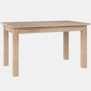 HOMCOM Mesa de Jantar Mesa Retangular para 6 Pessoas Mesa de Refeição com Bancada Laminada para Cozinha Sala 140x80x78 cm Madeira