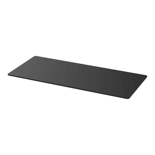 Tampo de secretária Kirkkonummi aglomerado 180x80cm - Preto pro.tec