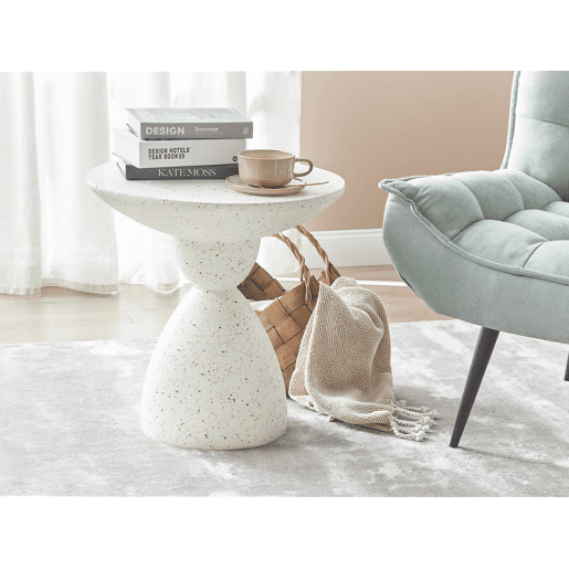Mesa de apoio CAFFI Branco creme