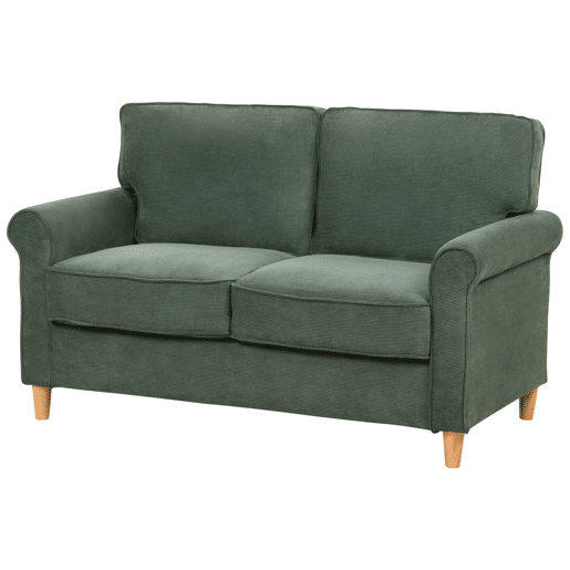 Conjunto de sala de estar RONNEBY Bombazine Verde escuro 5 lugares