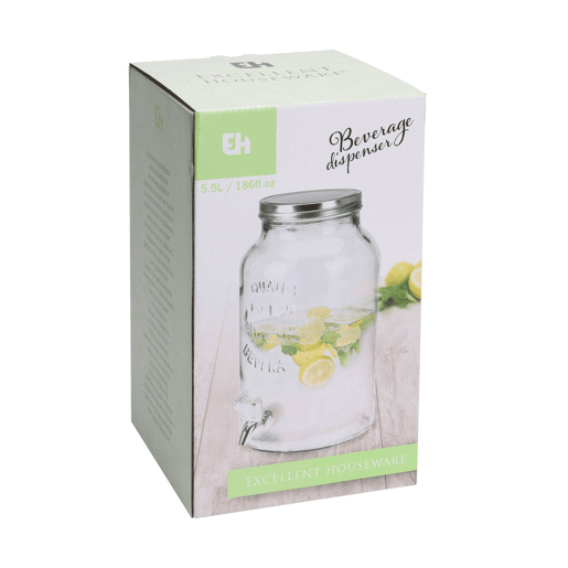 Copo dispensador de bebidas Well Home com tampa