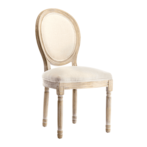 Cadeira de jantar barroca, cadeiras de jantar estilo francês, cadeira barroca Louis, cadeira estofada, conjunto de 2 cadeiras de cozinha em madeira em bege