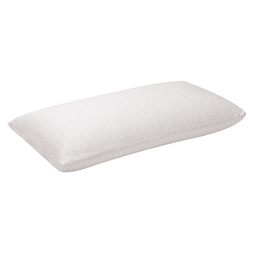 Travesseiro Viscoelástico de Bambu e Poliéster, 90x35 cm, com Capa Externa e Firmeza Média