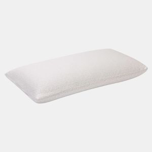Travesseiro Viscoelástico de Bambu e Poliéster, 90x35 cm, com Capa Externa e Firmeza Média