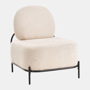 Poltrona LUNDE Tecido Creme