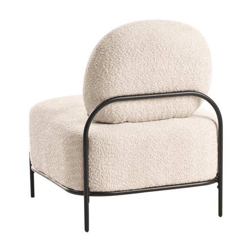 Poltrona LUNDE Tecido Creme Poltrona LUNDE Tecido Creme