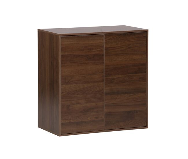 Módulo de almacenaje, 2 puertas, 70 cm nogal - 70x35x70 cm