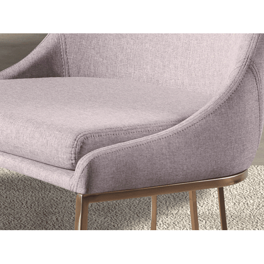 Cadeira em tecido cinzento modelo 4182 Angel Cerdá S.L.Cadeira de design moderno com assento e encosto estofados em tecido cinzento.
