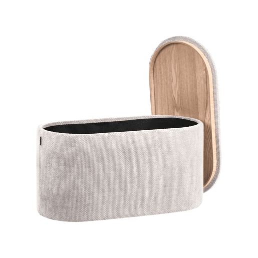 Beliani Banco de cama Chenille ARTAS