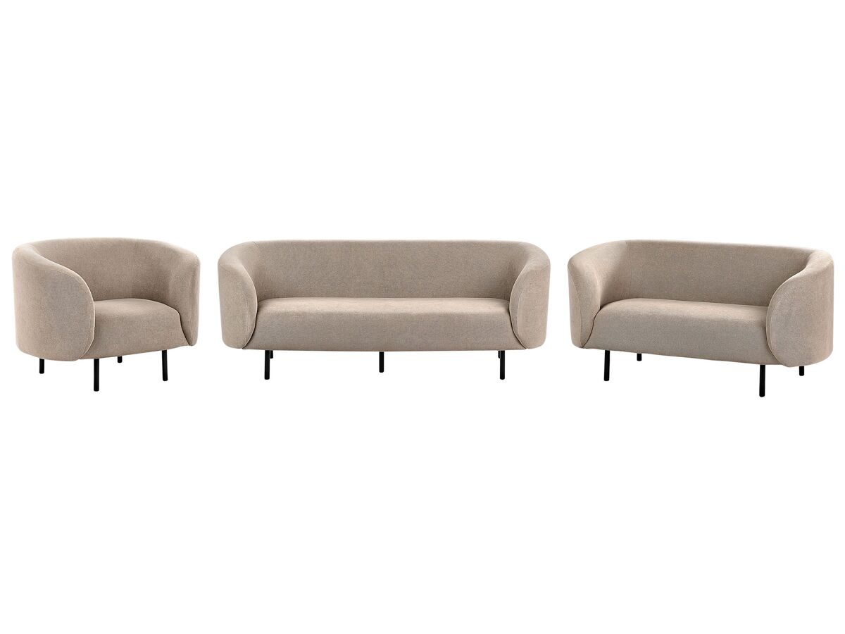 Beliani Conjunto de sofás LOEN