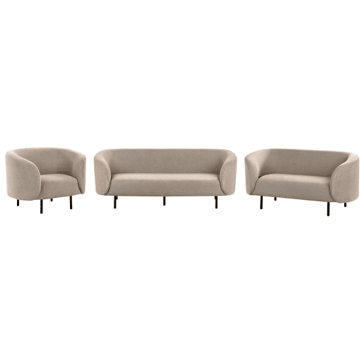 Beliani Conjunto de sofás LOEN