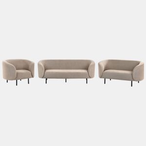 Beliani Conjunto de sofás LOEN