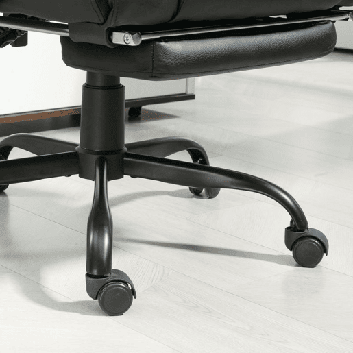 Vinsetto Cadeira de Escritório com Massagem de 6 Pontos Cadeira Giratória com Encosto Alto Reclinável Altura Ajustável Apoio para Pés e Controlo Remoto 66x75x112-122 cm Preto