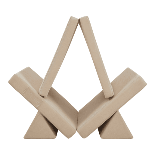 Sofá de brincar Norhulta de 5 peças 150x66x46 cm cordão Bege en.casa