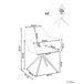 Beliani Silla de comedor CINEY Beliani Silla de comedor CINEY Crema