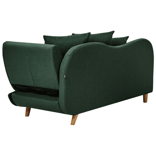Beliani Chaise longue à direita Linho sintético MERI Beliani Chaise longue à direita Linho sintético MERI