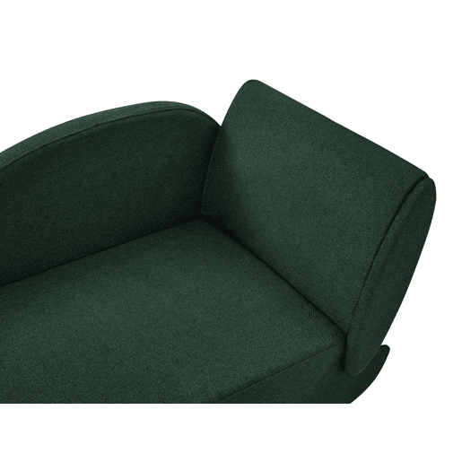 Beliani Chaise longue à direita Linho sintético MERI Beliani Chaise longue à direita Linho sintético MERI
