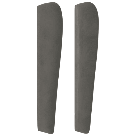 vidaXL Cabeceira cama c abas veludo 103x23x118128 cm cinzento-escuro vidaXL Cabeceira cama c abas veludo 103x23x118128 cm cinzento-escuro