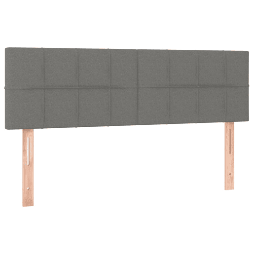 vidaXL Cabeceira de cama 2 pcs tecido 72x5x7888 cm cinzento-escuro vidaXL Cabeceira de cama 2 pcs tecido 72x5x7888 cm cinzento-escuro
