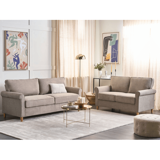 Beliani Conjunto de sofás RONNEBY