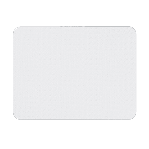 HOMCOM Tapete Protetor Retangular para Cadeira de Escritório 90x120 cm Protetor de Chão de PVC Transparente