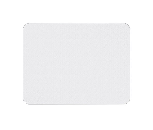 Homcom alfombrilla protectora para suelos 90x120 cm alfombra para silla de escritorio para oficinas para el hogar resistente y fácil de limpiar transparente