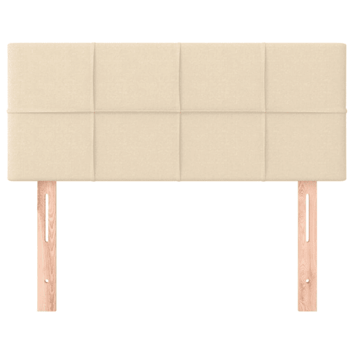 vidaXL Cabeceira de cama tecido 80x5x7888 cm creme