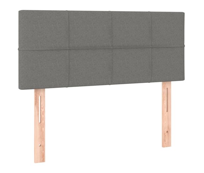 Vidaxl cabecero de tela gris oscuro 80x5x78/88 cm