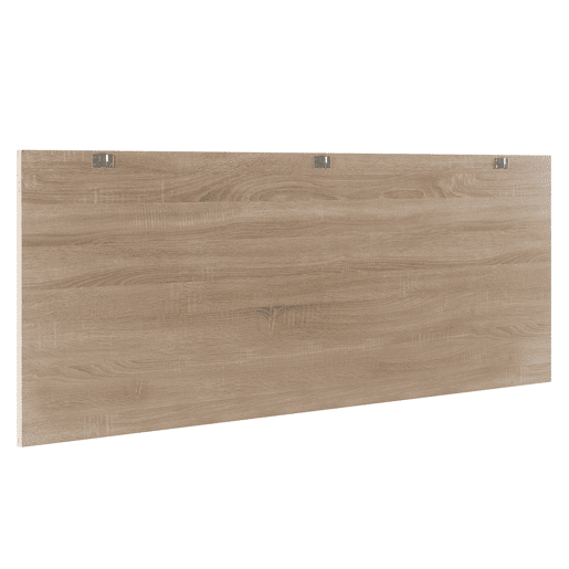 Cabeceira de cama Musa 165 x 60 cm cor carvalho, vime natural
