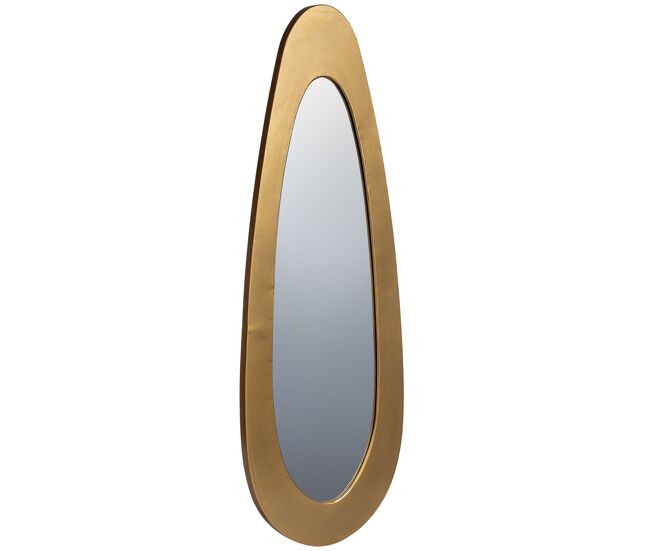 Espejo de pared de metal 97.5x35x02h cm
