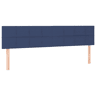 vidaXL Cabeceira de cama 2 pcs tecido 80x5x7888 cm azul