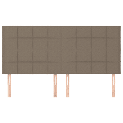 vidaXL Cabeceira Taupe 180x5x118128 cm Tecido