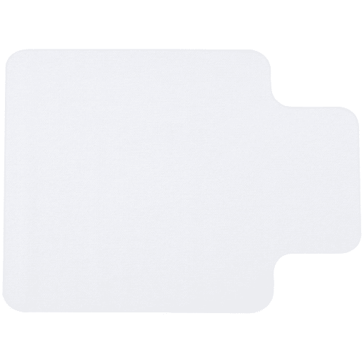 HOMCOM Tapete Protetor para Cadeira de Escritório 90x120 cm Protetor de Chão de PVC Transparente