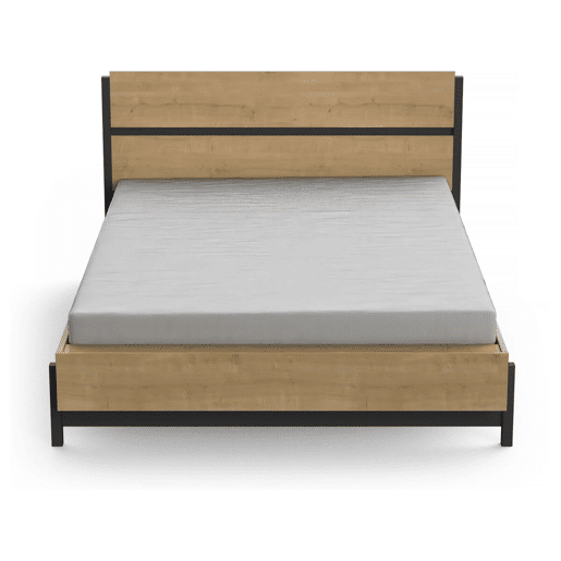 Cama de casal retrátil Craft - Madeira - 140 x 190200 cm - Castanho