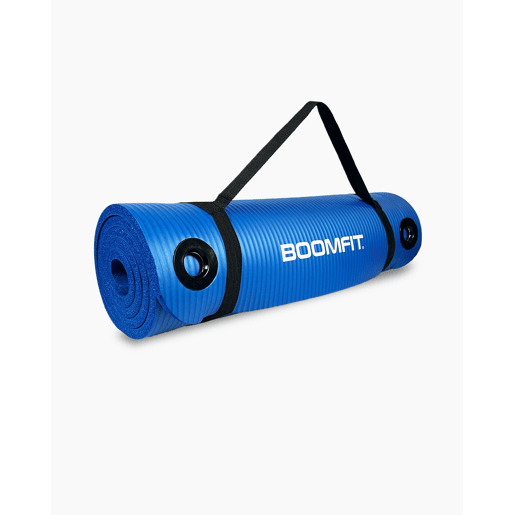 Tapete de Pilates NBR 1,5cm Azul - BOOMFIT