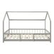 Cama para niños Sisimiut forma de casa con colchón 206x126 Cama para niños Sisimiut forma de casa con colchón 206x126 Gris