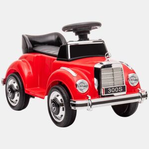 AIYAPLAY Carro Andador com Licença da Mercedes-Benz 300S Carro Andador para Crianças de 18-48 Meses com Armazenamento Volante Sistema Anti-Tombo Carga 25 kg 77,5x41,5x45 cm Vermelho