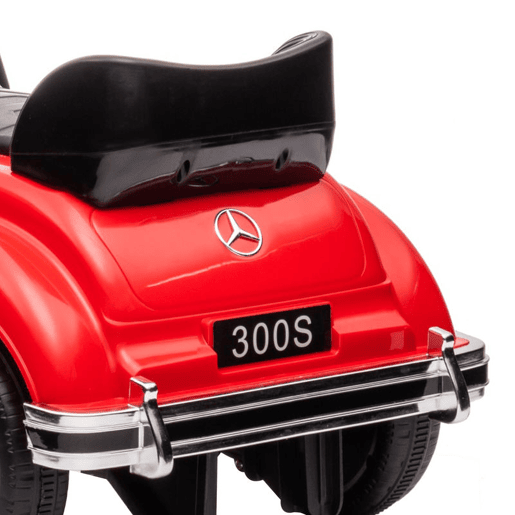 AIYAPLAY Carro Andador com Licença da Mercedes-Benz 300S Carro Andador para Crianças de 18-48 Meses com Armazenamento Volante Sistema Anti-Tombo Carga 25 kg 77,5x41,5x45 cm Vermelho