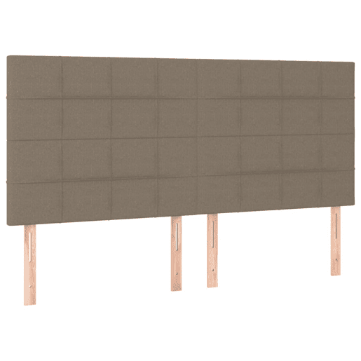 vidaXL Cabeceira Taupe 160x5x118128 cm Tecido