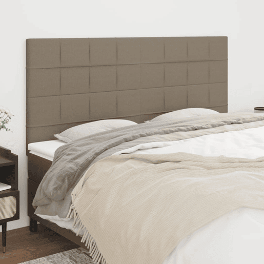 vidaXL Cabeceira Taupe 160x5x118128 cm Tecido